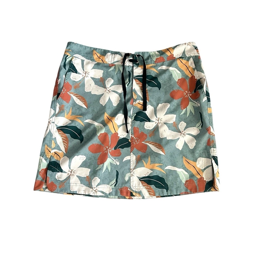 RipSkirt Hawaii Board Skirt Sport Floral Hibiscus Large Tropical Swim Beach